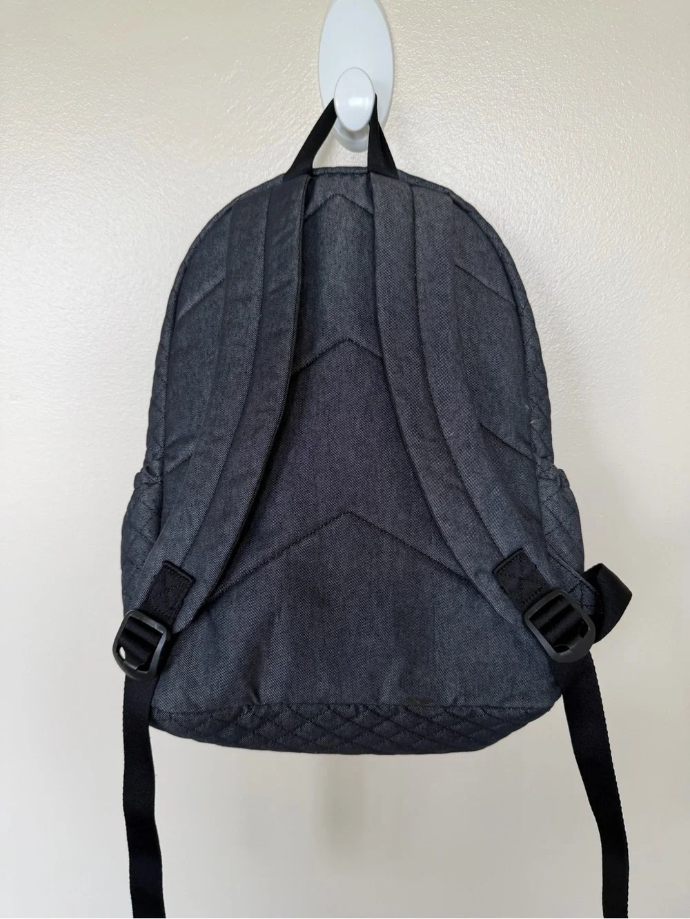VERA BRADLEY Quilted Backpack in Denim Navy